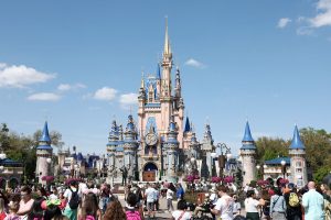 Cinderella's Castle at Walt Disney World in Lake Buena Vista, Florida. Photographer: Arturo Holmes/Getty Images